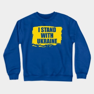 Support Ukraine I Stand With Ukraine Ukrainian Freedom Crewneck Sweatshirt